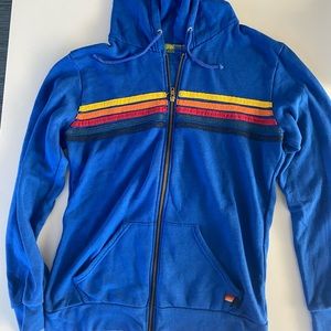 Aviator Nation, Large, Blue, Unisex, Zip Up, EUC